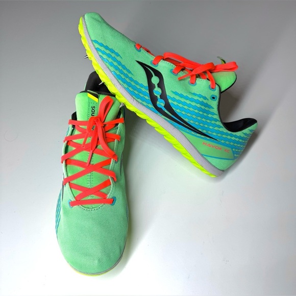 Saucony Men’s Havok XC Spike Green Running Shoes Size- 10 - Picture 4 of 9